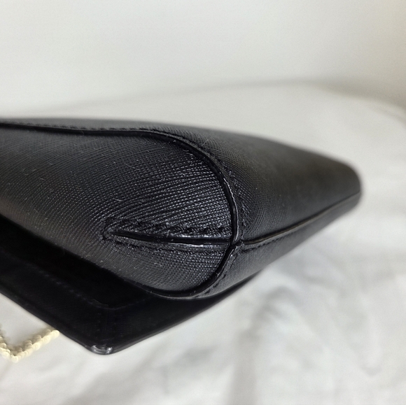 Kate Spade New York Black Shoulder Bag with Gold Chain – - Picture 6 of 15